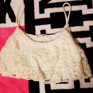 Lace crop top